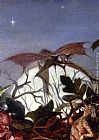 John Anster Fitzgerald Fairies In A Bird's Nest (detail 3) painting